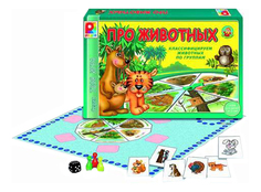 Семейная настольная игра Радуга Про животных
