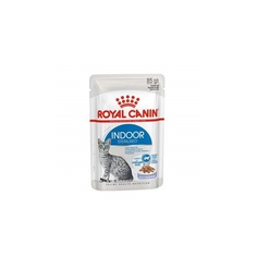 Влажный корм для кошек ROYAL CANIN Indoor, мясо, желе 85г