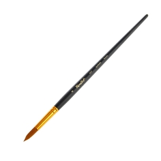 Кисть Roubloff Серия 1317 синтетика круглая укороченная вставка ручка матовая длинная 8