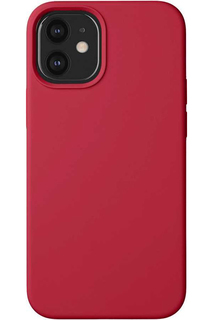 Чехол DEPPA Liquid Silicone, для Apple iPhone 12 mini, красный