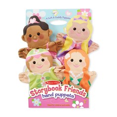 Плюшевые куклы на руку-Принцессы Melissa & Doug