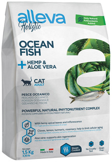 Сухой корм для кошек Diusa Pet Holistic ADULT, рыба, 1.5кг