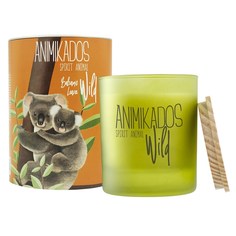 Свеча ароматическая Ambientair wild koala Бальзамические листья 40 ч
