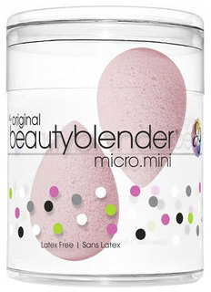 Спонж для макияжа beautyblender micro.mini bubble Светло-розовый 2 шт
