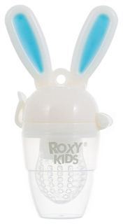 Ниблер для прикорма Roxy-kids BUNNY TWIST голубой