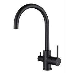 Смеситель для кухни Kaiser Merkur 26744-9 с подключением к фильтру Black-Mat
