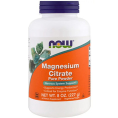NOW Magnesium Citrate Pure Powder 227 г