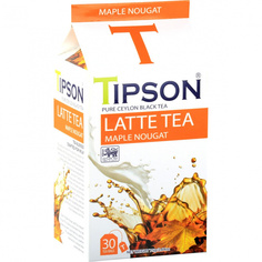 Чай черный Tipson "Латте | Кленовая нуга", с добавками, 30 сашетов