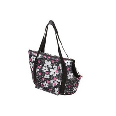 Переноска Дарэлл 19x40x26см черный, белый, розовый