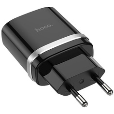 Сетевое зарядное устройство Hoco C12Q, 1xUSB, 3 A, black