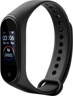 Смарт браслет CANYON CNE-SB01BN, 0.96", черный / черный