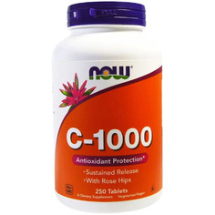 Витамин C NOW C-1000 with Rose Hips таблетки 250 шт.