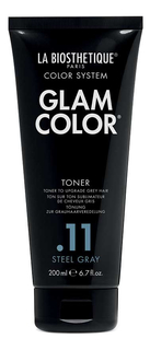 Тонирующий кондиционер для седых волос Glam Color Toner .11 Steel Gray 200 мл