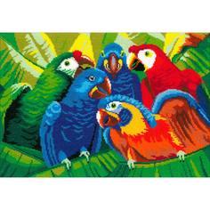 Набор для вышивания NITEX Попугаи 37х27 см