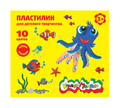 Пластилин Каляка-Маляка 10 цветов 150 г.
