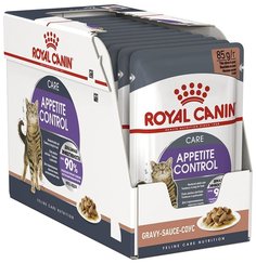 Влажный корм для кошек Royal Canin Appetite control care 1-7лет, соус 12 шт по 85 г