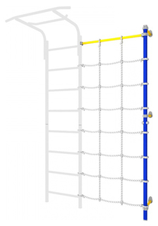 Комплект с канатным лазом Romana пристенный ДСКМ 1С-8,18-45 синяя слива