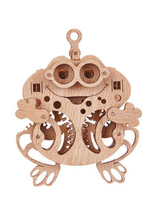 Сборная деревянная модель Wood Trick Вудик лягушка, 11 деталей