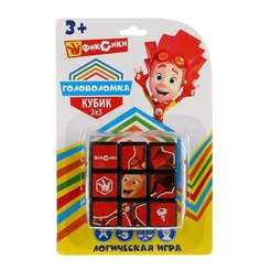 Логическая игра "Фиксики 3х3", с картинками Играем вместе