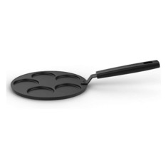 Сковорода блинная FISKARS Hard Face 1052234, 24см, черный