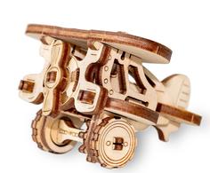 Деревянный конструктор-брелок Eco Wood Art EWA Эвик: Самолет