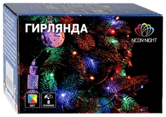 Новогодняя электрическая гирлянда Neon-Night Твинкл Лайт 303-029 6 м разноцветный