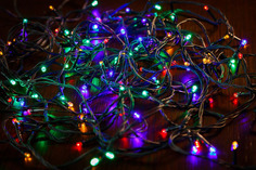 Новогодняя электрическая гирлянда Neon-Night Твинкл Лайт 303-049 10 м разноцветный