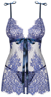 Роскошная кружевная сорочка беби-долл Flowlace Obsessive