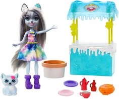 Кукла Enchantimals Хаски Хавны Магазин с вафлями GJX37