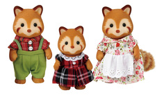 Игровой набор sylvanian families семья красных панд, 3 фигурки