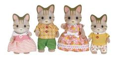 Игровой набор sylvanian families семья полосатых кошек