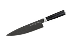 Нож кухонный Шеф 200мм Samura Mo-V Stonewash SM-0085B/K