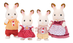 Игровой набор Sylvanian Families Семья Шоколадных Кроликов