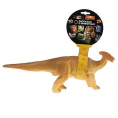 Игрушка пластизоль динозавр паразауролофы 37*9*13см, хэнтэг Играем вместе