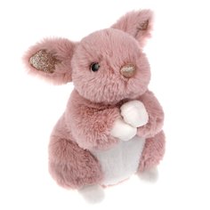 Мягкая игрушка Fluffy Family Зайка, 20 см, розовый