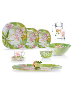 Столовый сервиз КАРИНА ФРЕЗИЯ 46 предметов 6 персон Luminarc