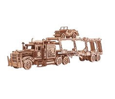 Сборная деревянная модель Wood Trick "Биг Риг. Автовоз", 714 деталей
