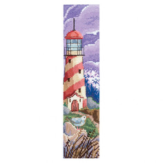 Набор вышивки крестом Сделай своими руками "Закладка Шторм 5", 5,5х22 см