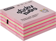 Блок-кубик "Attache Selection", 76х76 мм, пастельный розовый, 400 листов