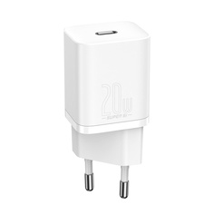 Сетевое зарядное устройство Baseus Super Si Quick Charger 1C 20W EU White (CCSUP-B02)