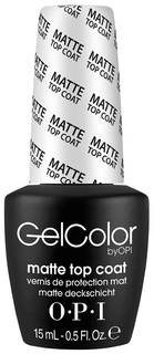Закрепитель лака для ногтей OPI Gelcolor Matte Top Coat 15 мл