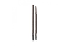 Карандаш для бровей Eco Soul Skinny Brow Pencil 02 Gray Brown The Saem