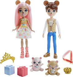 Игровой набор Enchantimals Брейли Миша и Бэннон Миша с питомцами GYJ07