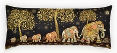 Подушка Декоративная Гобеленовая 32х85 "Индийские слоны" Студия Текстильного Дизайна
