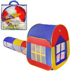 Игровая палатка Наша Игрушка Домик, с туннелем, сумка 200363777
