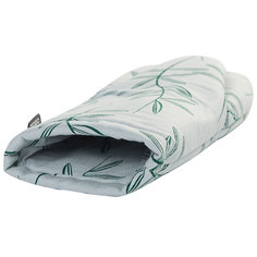 Варежка-прихватка из хлопка с графичным принтом Папоротник Russian North 31х15 Tkano