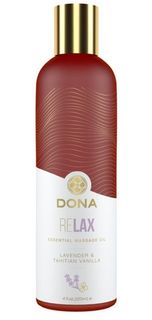 Массажное масло System JO с ароматом тиянской ванили и лаванды 120 мл