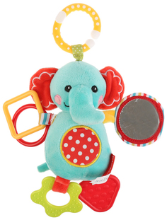 Подвеска "Слон", с зеркальцем и прорезывателем Fisher Price