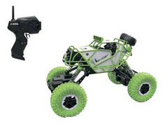 Радиоуправляемая машинка 1TOY Драйв бигвил 4WD зеленая Т10947