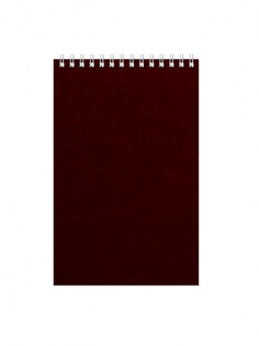 Блокнот формата А5 60 листов бордовый Ultimate Basics, на спирали Альт